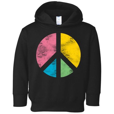 Retro Peace Sign Toddler Hoodie