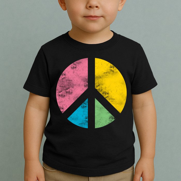 Retro Peace Sign Toddler T-Shirt
