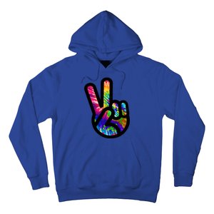 Retro Peace Sign Hand Hoodie