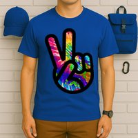 Retro Peace Sign Hand T-Shirt