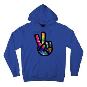 Retro Peace Sign Hand Tall Hoodie