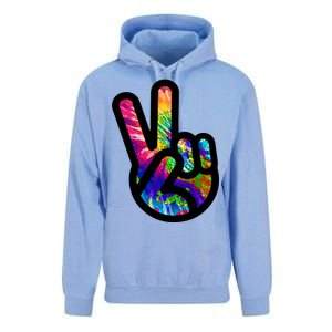 Retro Peace Sign Hand Unisex Surf Hoodie