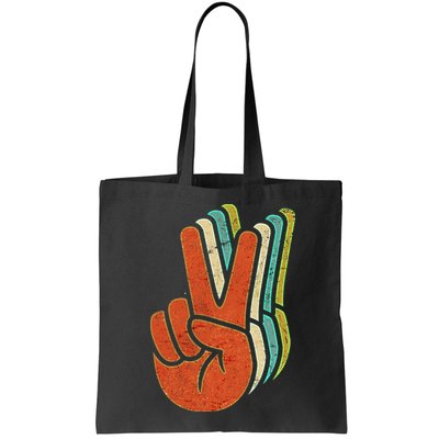 Retro Peace Symbol Hand Bag