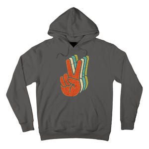 Retro Peace Symbol Hand Tall Hoodie