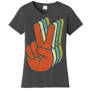 Retro Peace Symbol Hand Women's T-Shirt