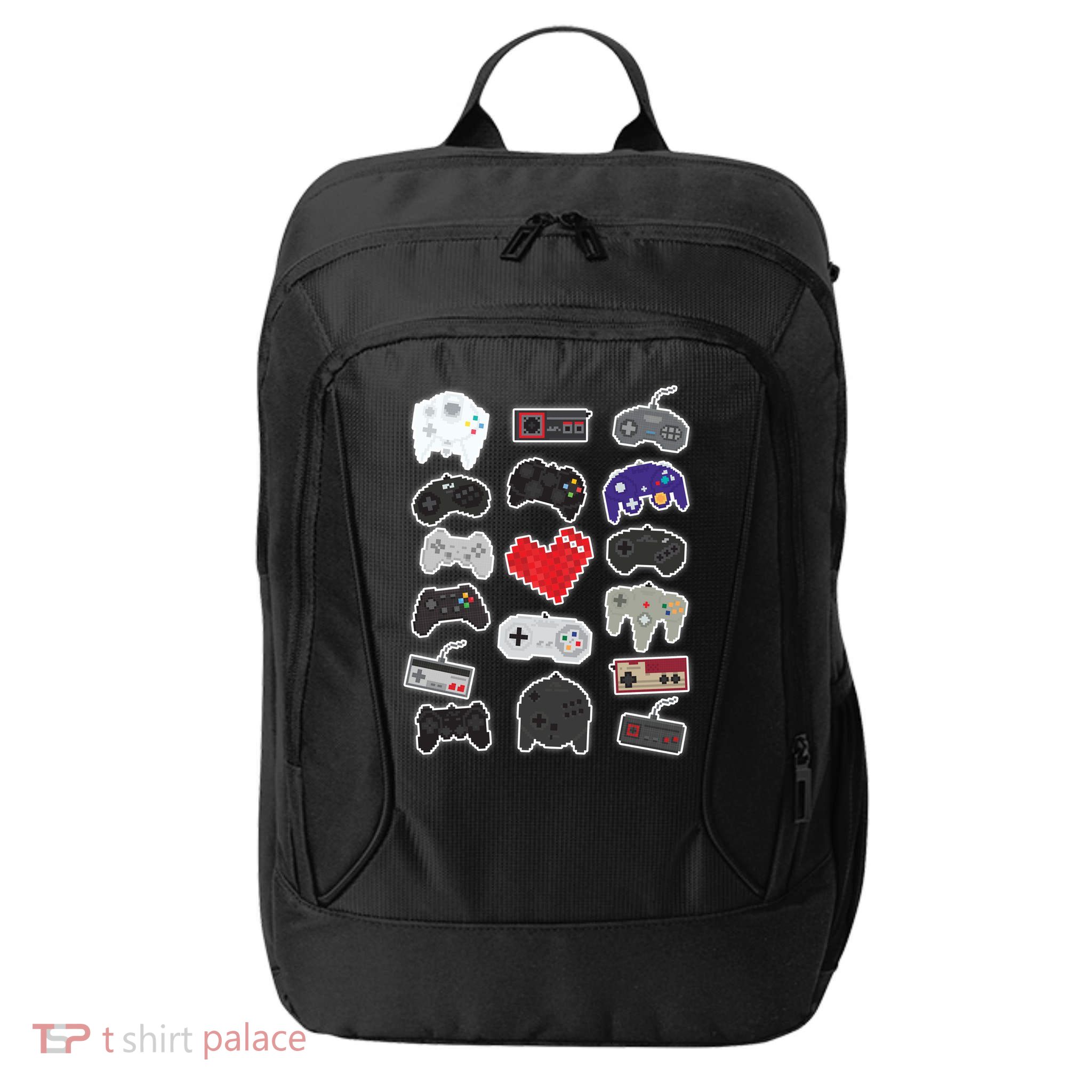 Retro Pixel Remote Love City Backpack