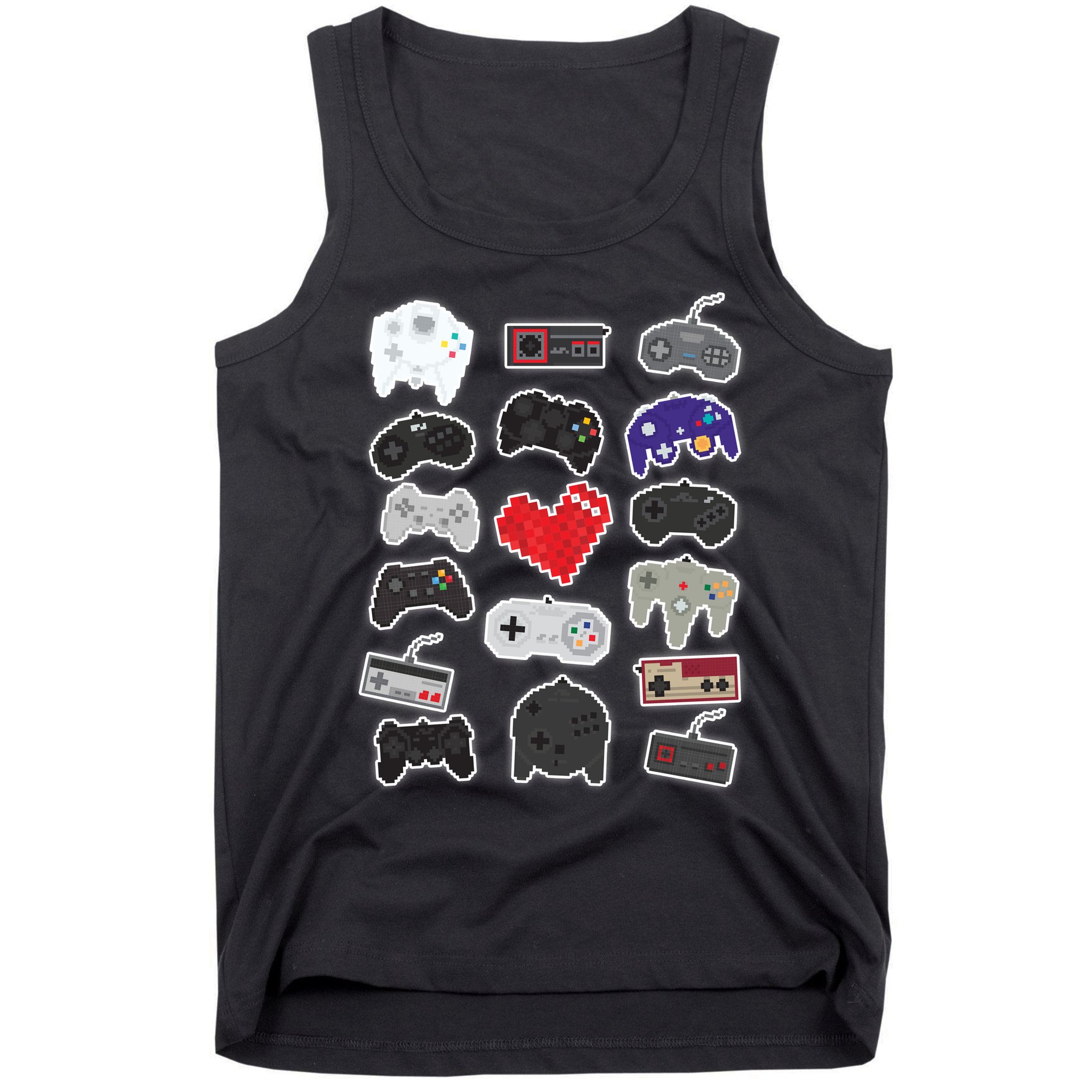 Retro Pixel Remote Love Tank Top