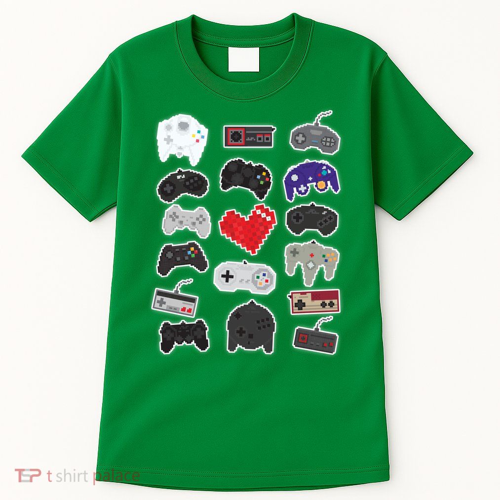 Retro Pixel Remote Love Tall T-Shirt