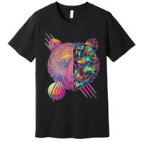 Retro Polygon Bear Vintage 80's Premium T-Shirt