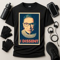 Retro Poster Ruth Bader Ginsburg I Dissent RBG Performance Shirt