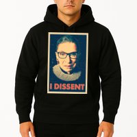 Retro Poster Ruth Bader Ginsburg I Dissent RBG Hoodie