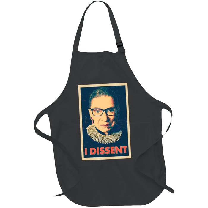 Retro Poster Ruth Bader Ginsburg I Dissent RBG Apron