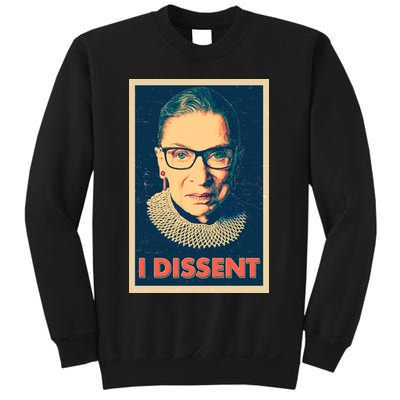 Retro Poster Ruth Bader Ginsburg I Dissent RBG Sweatshirt