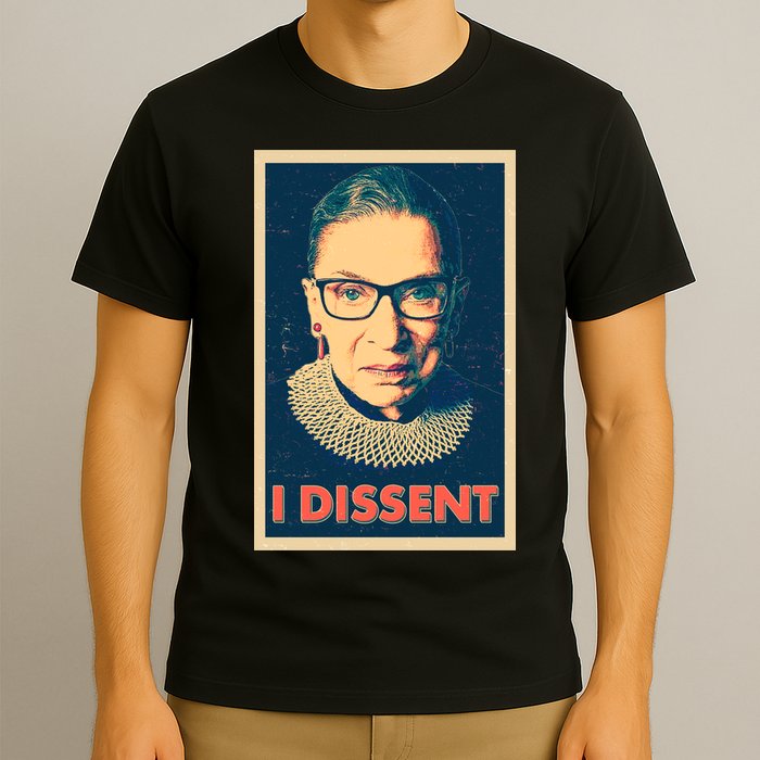 Retro Poster Ruth Bader Ginsburg I Dissent RBG T-Shirt