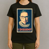 Retro Poster Ruth Bader Ginsburg I Dissent RBG T-Shirt