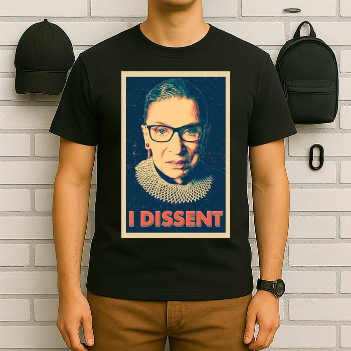Retro Poster Ruth Bader Ginsburg I Dissent RBG T-Shirt