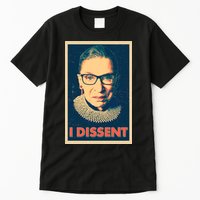 Retro Poster Ruth Bader Ginsburg I Dissent RBG Tall T-Shirt