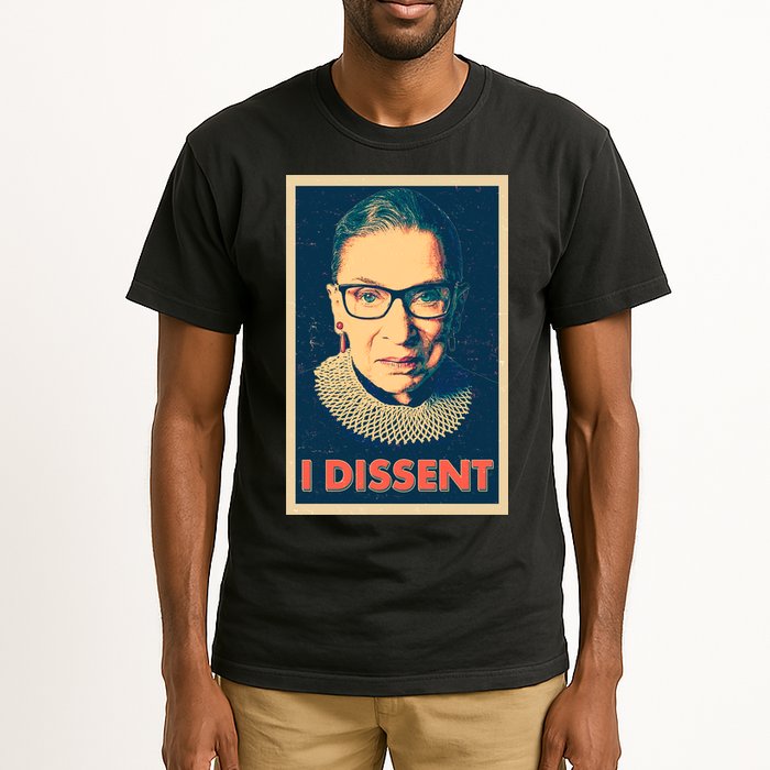 Retro Poster Ruth Bader Ginsburg I Dissent RBG Tall T-Shirt