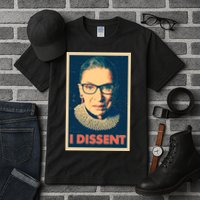 Retro Poster Ruth Bader Ginsburg I Dissent RBG Tall T-Shirt