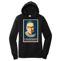 Retro Poster Ruth Bader Ginsburg I Dissent RBG Women's Pullover Hoodie