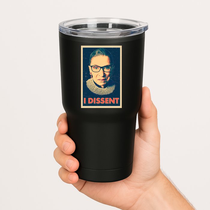 Retro Poster Ruth Bader Ginsburg I Dissent RBG Tumbler