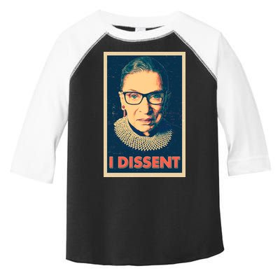 Retro Poster Ruth Bader Ginsburg I Dissent RBG Toddler Fine Jersey T-Shirt