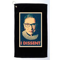 Retro Poster Ruth Bader Ginsburg I Dissent RBG Golf Towel