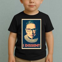 Retro Poster Ruth Bader Ginsburg I Dissent RBG Toddler T-Shirt