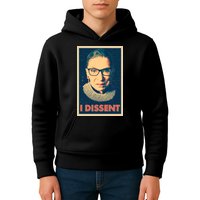 Retro Poster Ruth Bader Ginsburg I Dissent RBG Kids Hoodie