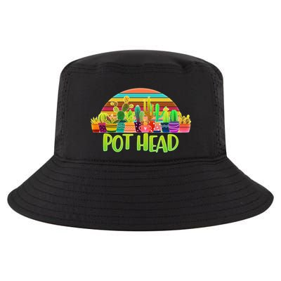 Retro Pot Head Plant Lover Cool Comfort Performance Bucket Hat
