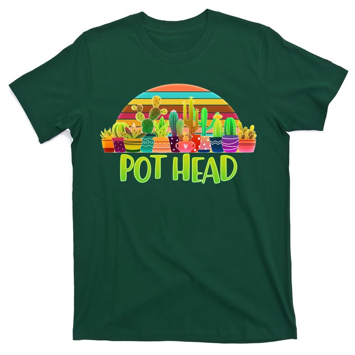 Retro Pot Head Plant Lover T-Shirt