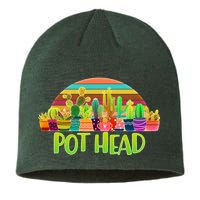 Retro Pot Head Plant Lover Sustainable Beanie