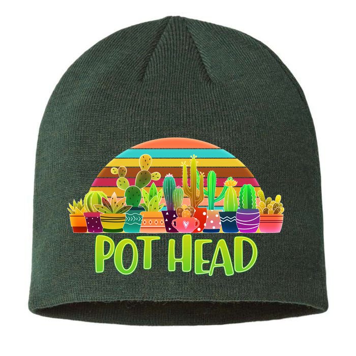 Retro Pot Head Plant Lover Sustainable Beanie