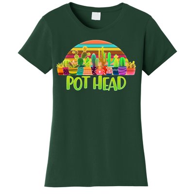 Retro Pot Head Plant Lover Women's T-Shirt