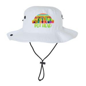 Retro Pot Head Plant Lover Legacy Cool Fit Booney Bucket Hat