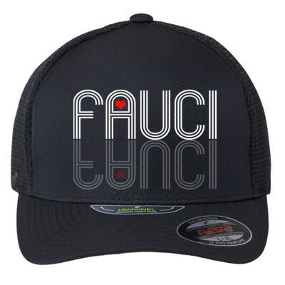 Retro Pro I Heart Dr Fauci Flexfit Unipanel Trucker Cap