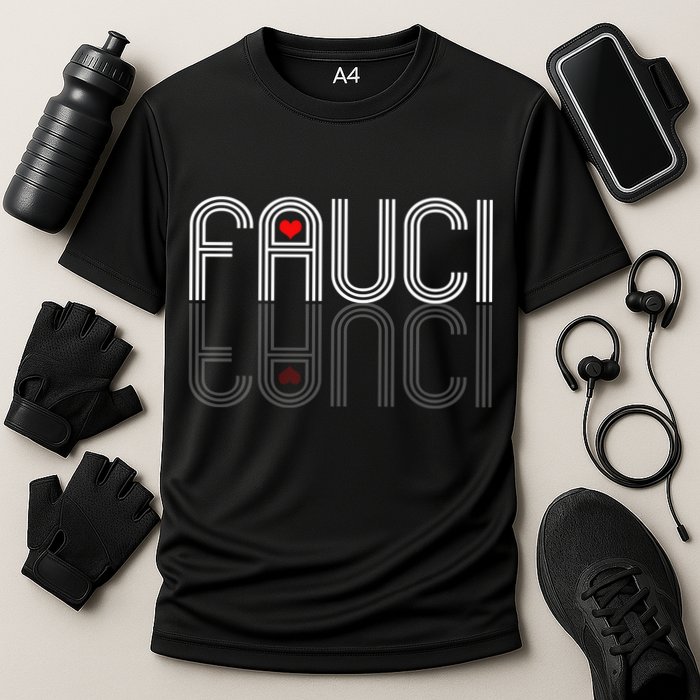 Retro Pro I Heart Dr Fauci Cooling Performance Crew T-Shirt