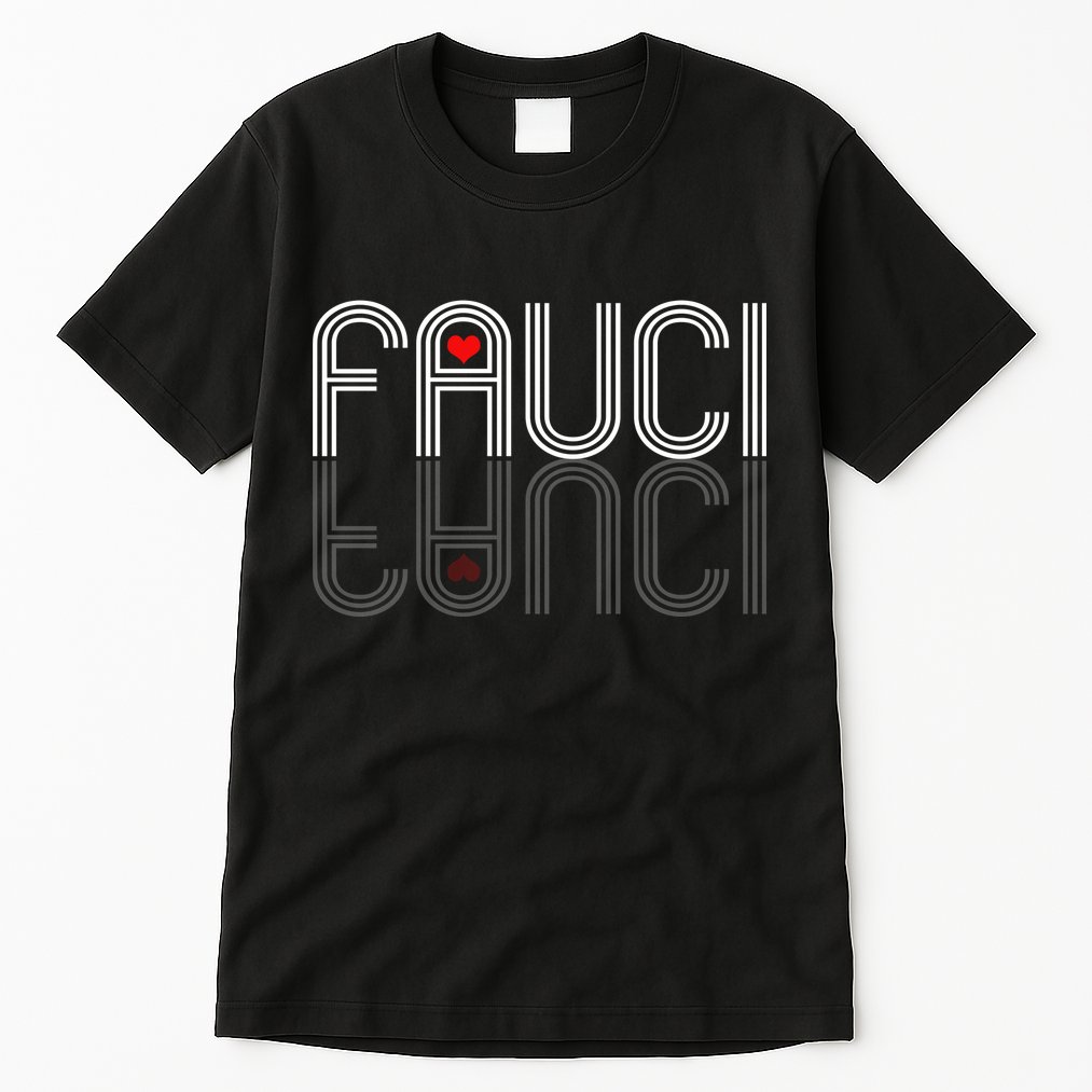 Retro Pro I Heart Dr Fauci Tall T-Shirt