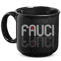 Retro Pro I Heart Dr Fauci 15oz Campfire Ceramic Mug
