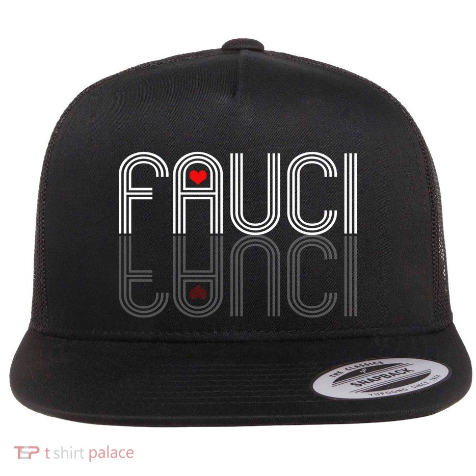 Retro Pro I Heart Dr Fauci Flatbill Hat