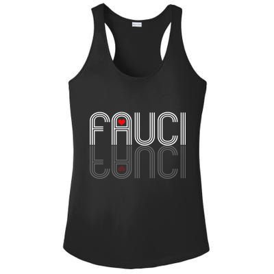 Retro Pro I Heart Dr Fauci Ladies PosiCharge Competitor Racerback Tank