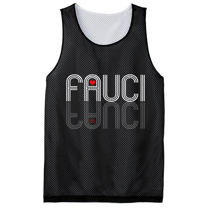 Retro Pro I Heart Dr Fauci Mesh Reversible Basketball Jersey Tank