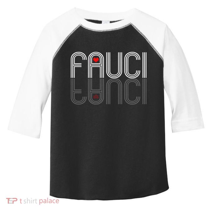 Retro Pro I Heart Dr Fauci Toddler Fine Jersey T-Shirt
