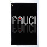 Retro Pro I Heart Dr Fauci Golf Towel
