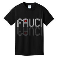 Retro Pro I Heart Dr Fauci Kids T-Shirt