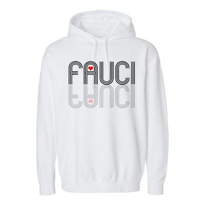 Retro Pro I Heart Dr Fauci Garment-Dyed Fleece Hoodie