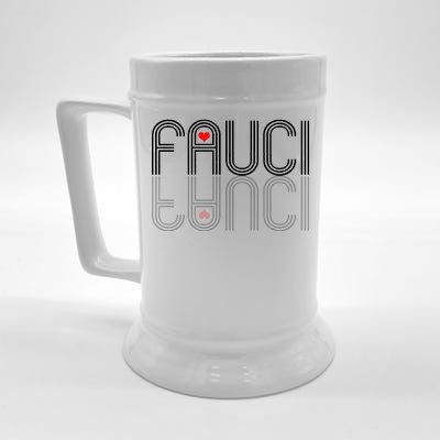 Retro Pro I Heart Dr Fauci Beer Stein