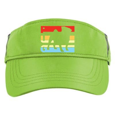 Retro Pug Logo Adult Drive Performance Visor