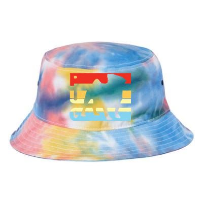 Retro Pug Logo Tie Dye Newport Bucket Hat