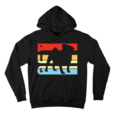 Retro Pug Logo Hoodie